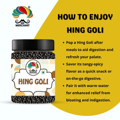 Mr. Merchant Hing Goli 300gm, | Chatpati Hing Goli For Pachak | Jar Pack