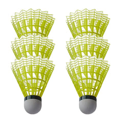 Z.Z Enterprises Badminton Nylon Shuttlecock Yellow Heavy Duty , Durable | Pack Of 10