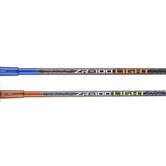 Yonex ZR 100 LIGHT Aluminium Badminton Racquet With Full Cover, Set Of 2 | Colour - Blue + Orange, Grip Size - G4 3 3/4 inches