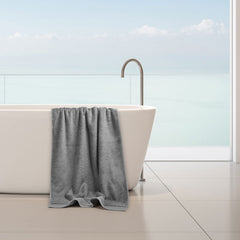 Spread Spain Bath Towels 800 Gsm | Micro Modal Large Size Super Absorbent & Soft Bath Towel (Grey)