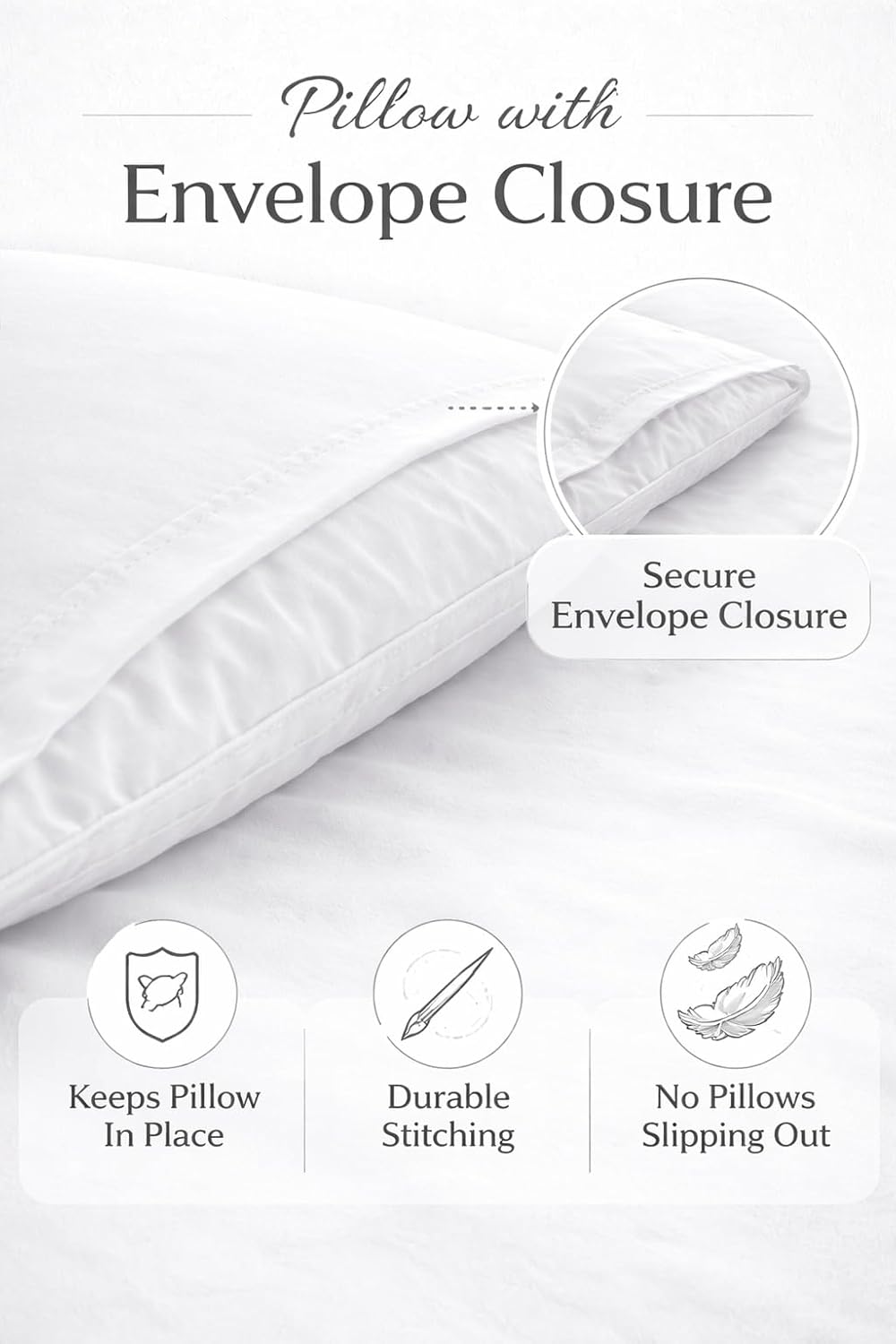 Single Size Bedsheet With 2 Matching Pillow Cover - 60 X 90 Inches, White | Natural Breathable & Wrinkle Free | 400 Thread Count