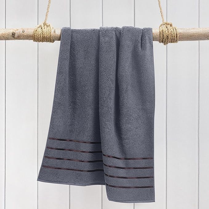 Monbest Urban Comfort Cotton Bath Towel 450 Gsm (Gray)