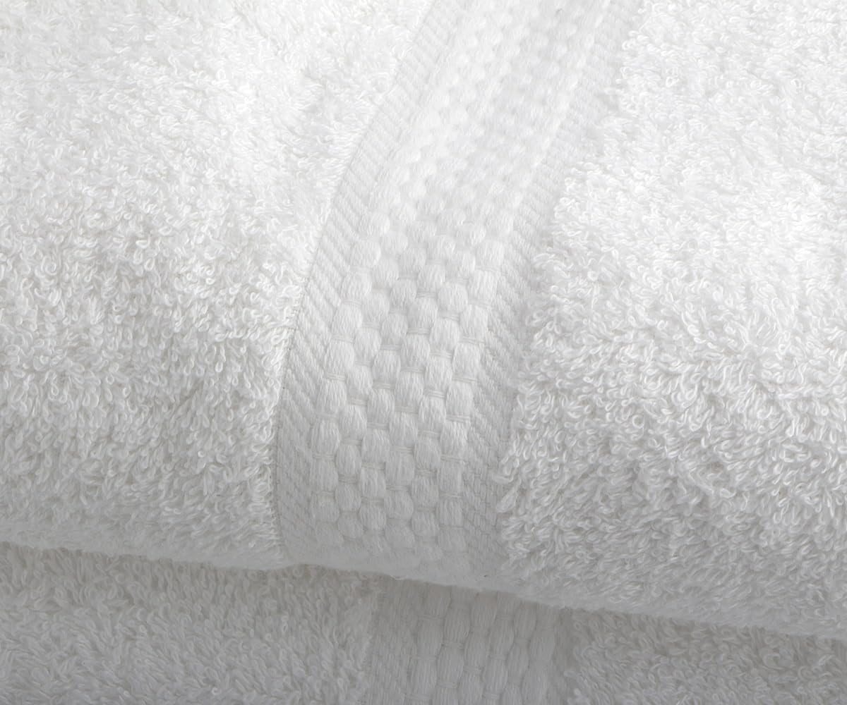 Meroo Diamond Cotton Large Bath Towel For Hotel & Spa 1500 Gsm (White) - Pack Of 3