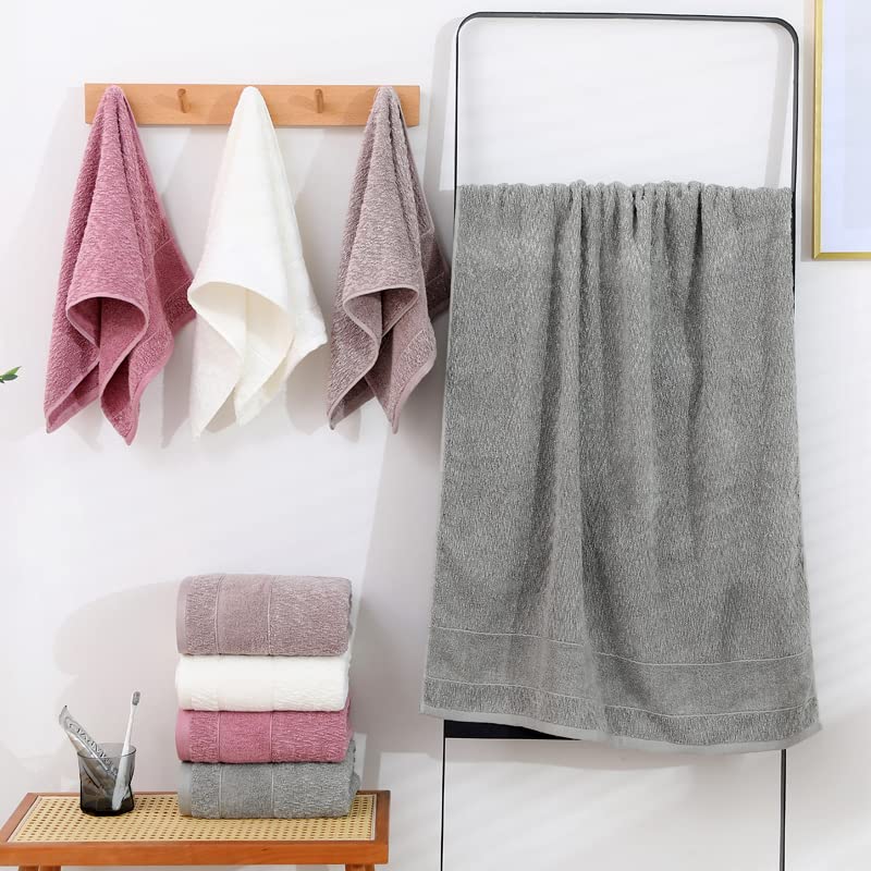 Spread Spain Cotton Small Hand Towel 200 Gsm | Ultra Soft Super Absorbent & Antibacterial Bath Towel (Pink)