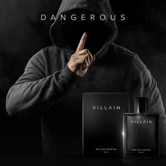 Villain Luxury Woody Spicy Eau De Parfum 3.4+0.6 Fl.oz. Pack | Men Fragrance | Long Lasting