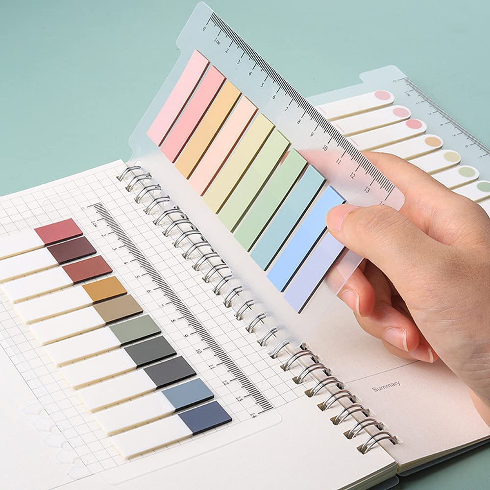 Sticky Notes, Rectangular Index Notes 200, 10 Colors, Arrow Flags 400, 5 Color, Combo - 810 Pcs