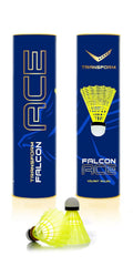 Transfrom Falcon Ace Badminton Nylon Shuttlecock , Speed 75 | Yellow , Pack Of 2 | Playing Level - Professional