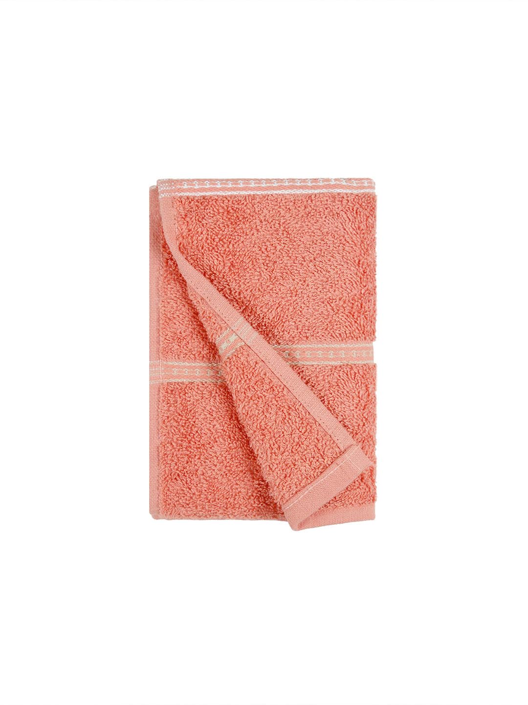 Mytrident Hand Towel Urban Comfort 400 Gsm | 100% Cotton Bath Towel (Brick Red)- Pack Of 2