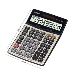 Casio Dj-240d Plus 300 Steps Check And Correct Premium Desktop Calculator With Metallic Faceplate & Bigger Screen/keys (14 Digit)