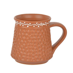 Handcrafted Ceramic Milk Mugs Set Of 2 - 300ml Each, Terracotta Brown | Coffee Cups & Mugs - Tea Cups & Mugs