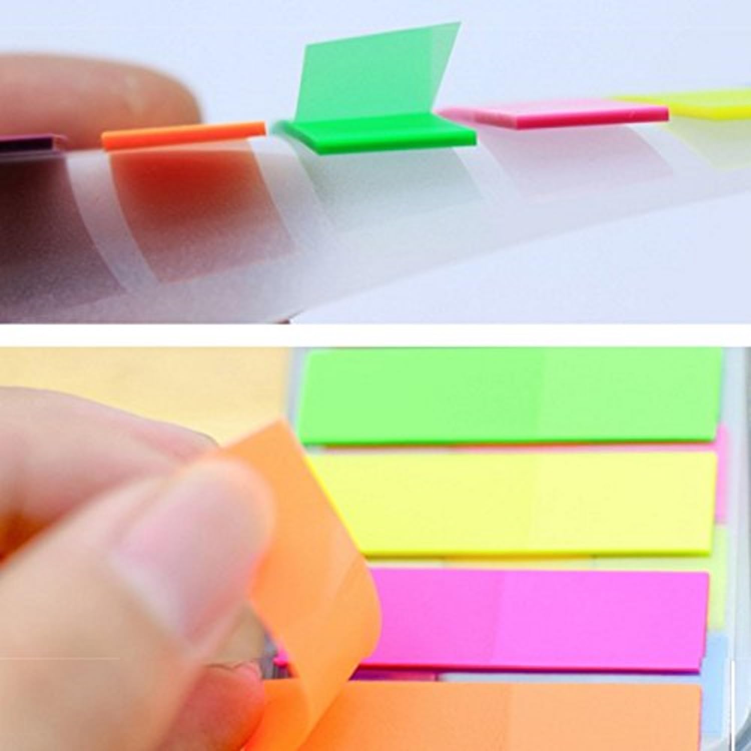 125 Pcs Plastic Arrow Flags Index Tab Self Sticky Notes Highlighter Bookmarks For Office College