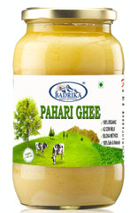 Organic Pahari A2 Ghee By Badrika | Himalayan Badri Cow Milk Ghee By Traditional Bilona Method Good For Weight Loss | (450ml) 15.2 Ounce | Jar Pack
