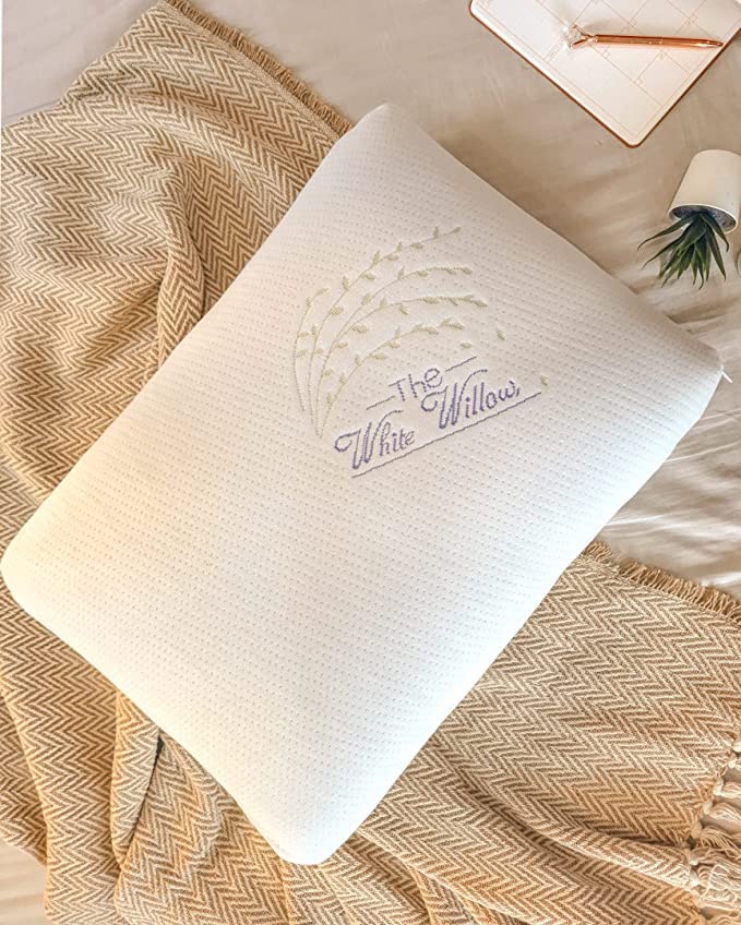 Memory Foam Pillow For Neck & Shoulder Pain Relief, White - King Size - 5 Inch | Orthopedic Cervical Big Pillow For Sleeping | Thick Pillow For Back & Side Sleeper, Medium Firm - Pack Of 1