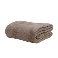 Hanker Ultra Luxury Large Size Plush Bath Towel 500 Gsm | Blossom Super, Very Soft On Skin, Luxurious Fabric, Pure Polyamide Bath Towel (Soothing Beige)