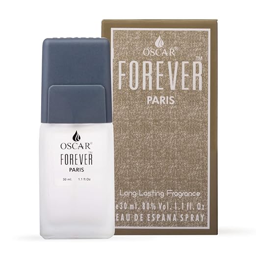 Oscar Forever Paris With Forever Black Long Lasting Perfume For Men & Women |exclusive Combo Of Chypre Floral & Woody Aromatic Fragrance | Everyday Unisex Skin Friendly Perfume | 30ml 1 Fl.oz. Each X2