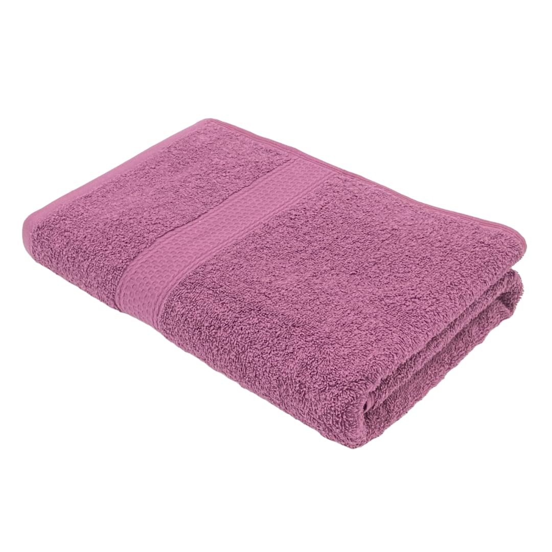PatPug 100% Indian Ultra Soft Cotton 450 Gsm Bath Towel Large Bath Towel | Highly Absorbent Quick Drying Durable Towel For Men, Women & Kids (Mahogany)