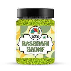 Mr. Merchant Rasbhari Green Special Saunf 300gm, (Sugar Coated Fennel Seeds)