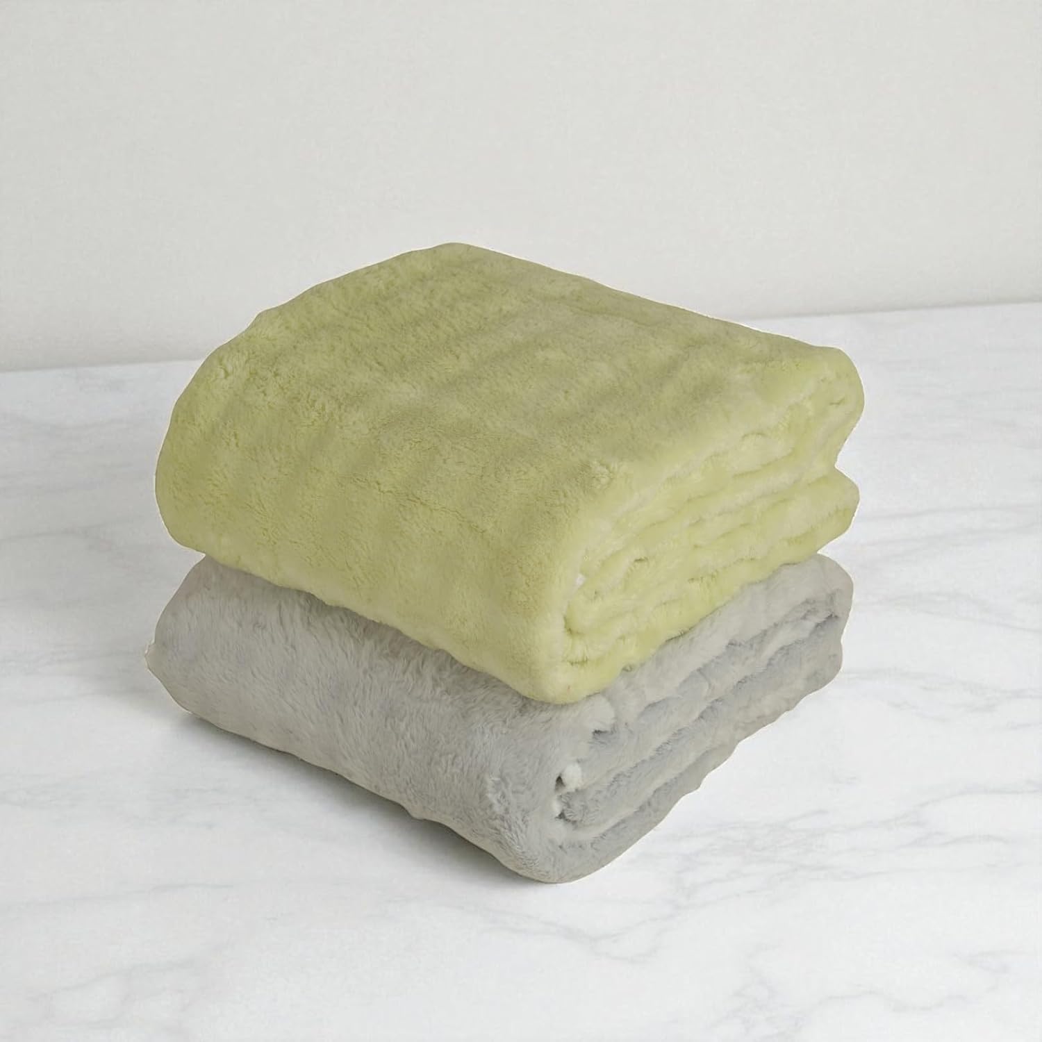 Hanker Bubble Luxury Feather Feel Bath Towel 400gsm | Instant Dry Fabric, Ultra-Soft & Plush Full Large Size Skin Friendly Fabric (Green & Gray)