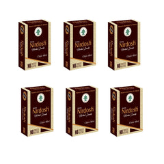 Herbal Cigarette Rolled In 100% Organic Natural Paper & Made With Herbal Ingredients - Pack Of 6X 20 Cigarettes | Clove Mint Flavored Tobacco Free & Nicotine Free Herbal Smoke