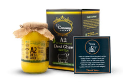 100% Natural A2 Gir Cow'S Cultured Desi Ghee By Creamy Dream | High In Vitamins & Minerals Healthy Desi Ghee Boost Brain Function & Improve Eyesight | (1 Litre) 33.8 Ounce | Jar Pack
