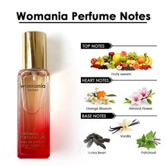 Adiveda Natural Womania Eau De Parfum Fruity 20ml 0.68 Fl.oz. | Ideal For Women