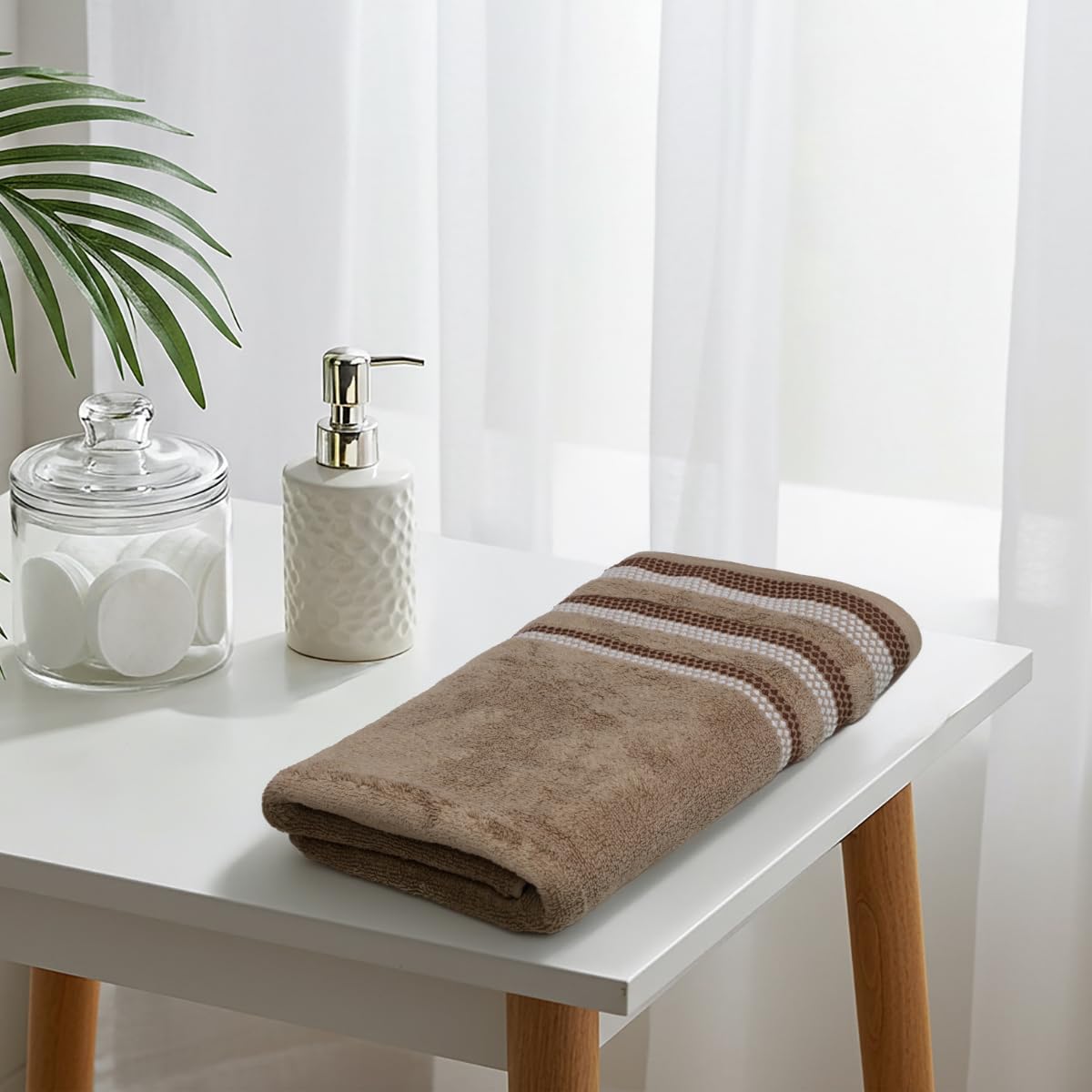 Liberty Towels Zero Twist Cotton Bath Towel 450 Gsm | Ultra Soft, Everyday Luxury Bath Towel (Coffee)