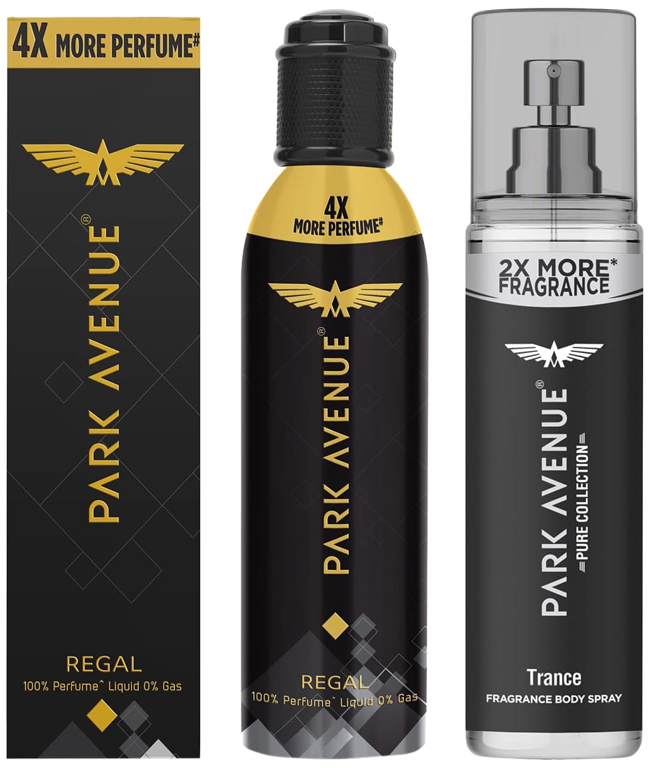 PARK AVENUE REGAL 5.0 FL.OZ. + PURE COLLECTION TRANCE 4.5 FL.OZ. PERFUME SPRAYS FOR MEN