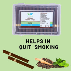Ayurvedic Herbs Cigarette 1 Pack Of 25 Sticks / Clove Herbal Cigarette Smokes - Nicotine Free & Tobacco Free Alternative