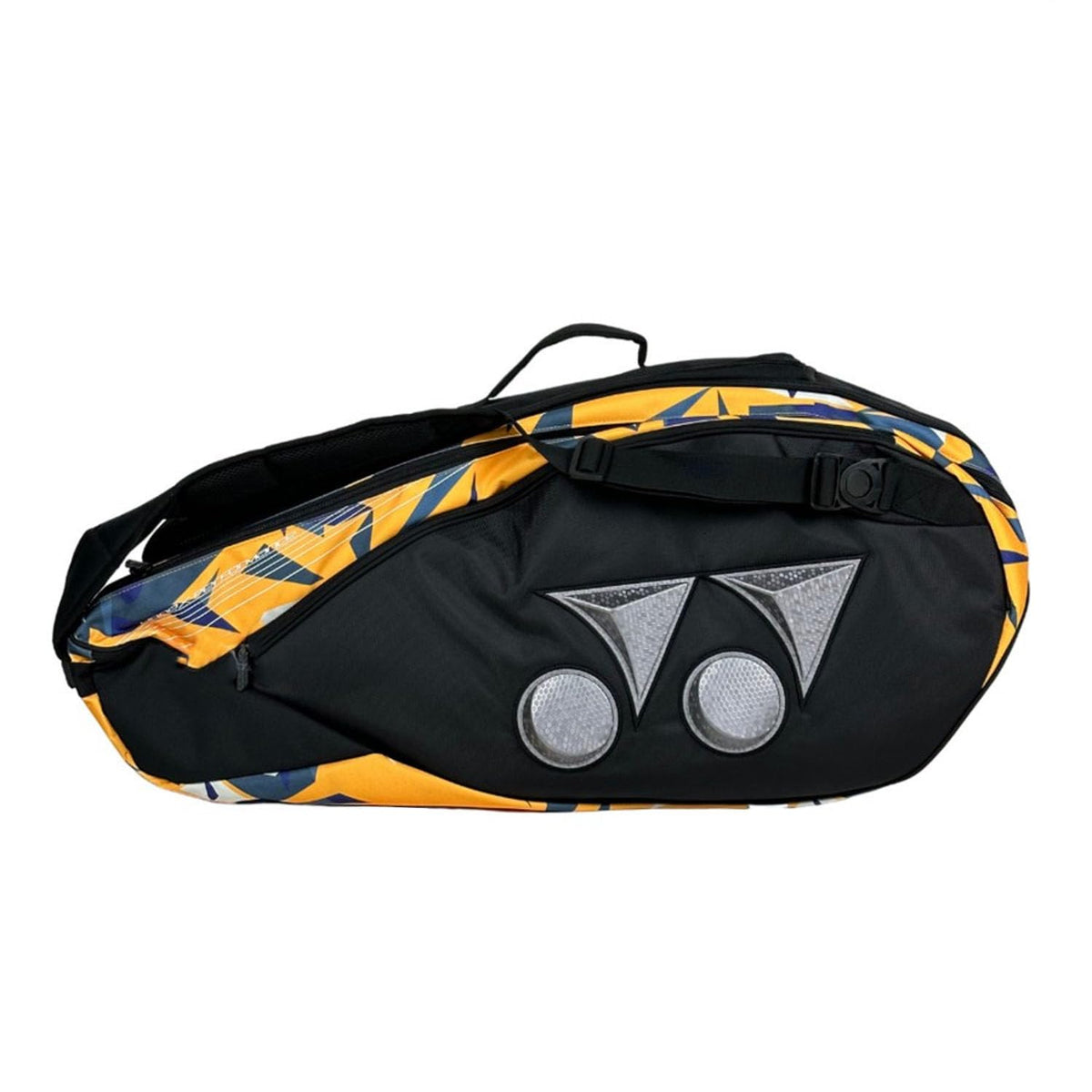 Yonex Badminton Champion Racquet Bag 22926T BT6 - SR | 6 Zipper Compartment For Saparate Storage, Colour - Saffron, Size - Medium