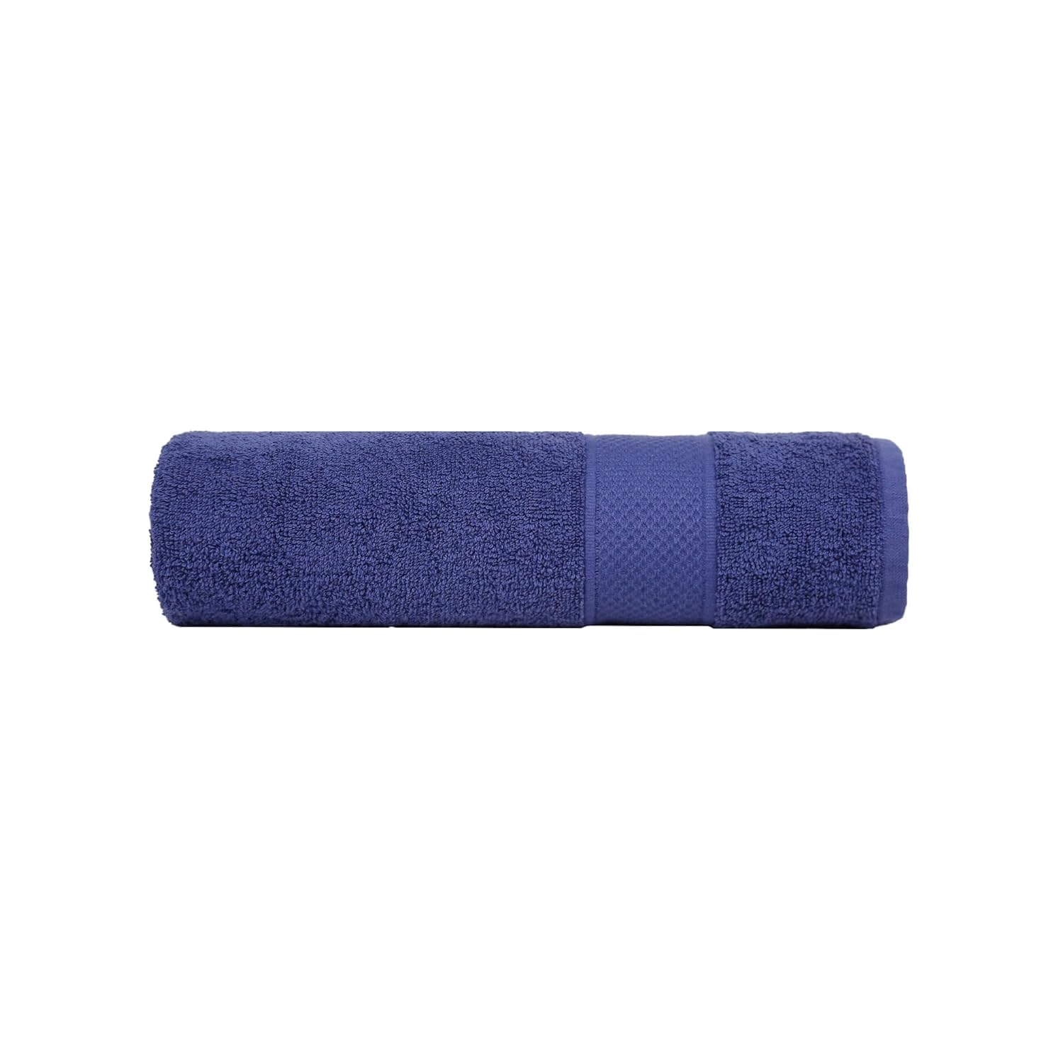 Hanorix 100% Cotton Bath Towels 500 Gsm | Bath Towels Large Size Soft & Absorbent Bath Towel (Nevy Blue)