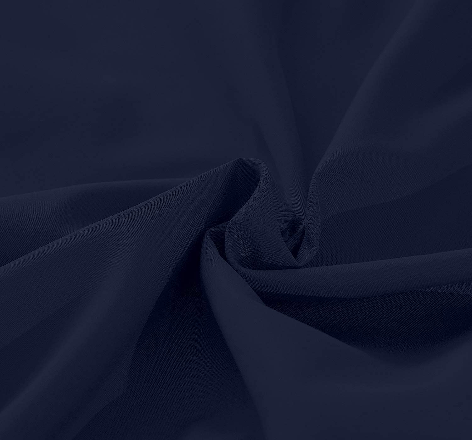 100% Microfiber Double Bedsheet With 2 Pillow Cover - 90 X 100 Inches, Navy Blue | Luxury & Durability | Lightweight Fabric Suitable For Warmer Seasons & Less Chilly Nights