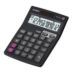 Casio MJ-12SB Desktop Calculator & Casio HL-100LB Portable Calculator | 12 Digits, 150 Steps Check And Correct Calculator
