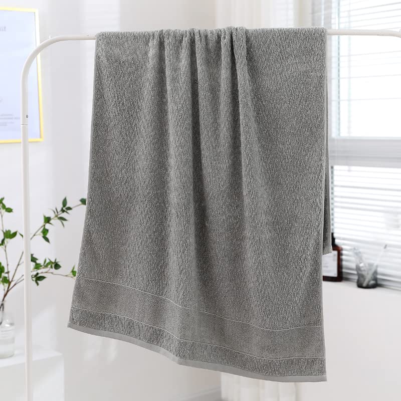 Spread Spain Cotton Large Bath Towel 550 Gsm | Ultra Soft Super Absorbent & Antibacterial Bath Towel (Grey)