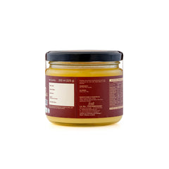 Organic Natural A2 Gir Cow Cultured Desi Ghee By Two Brothers Organic Farms | Naturally & Healthy Protein Fiber Desi Ghee Perfect For Dishes | (250ml) 8.4 Ounce | Jar Pack