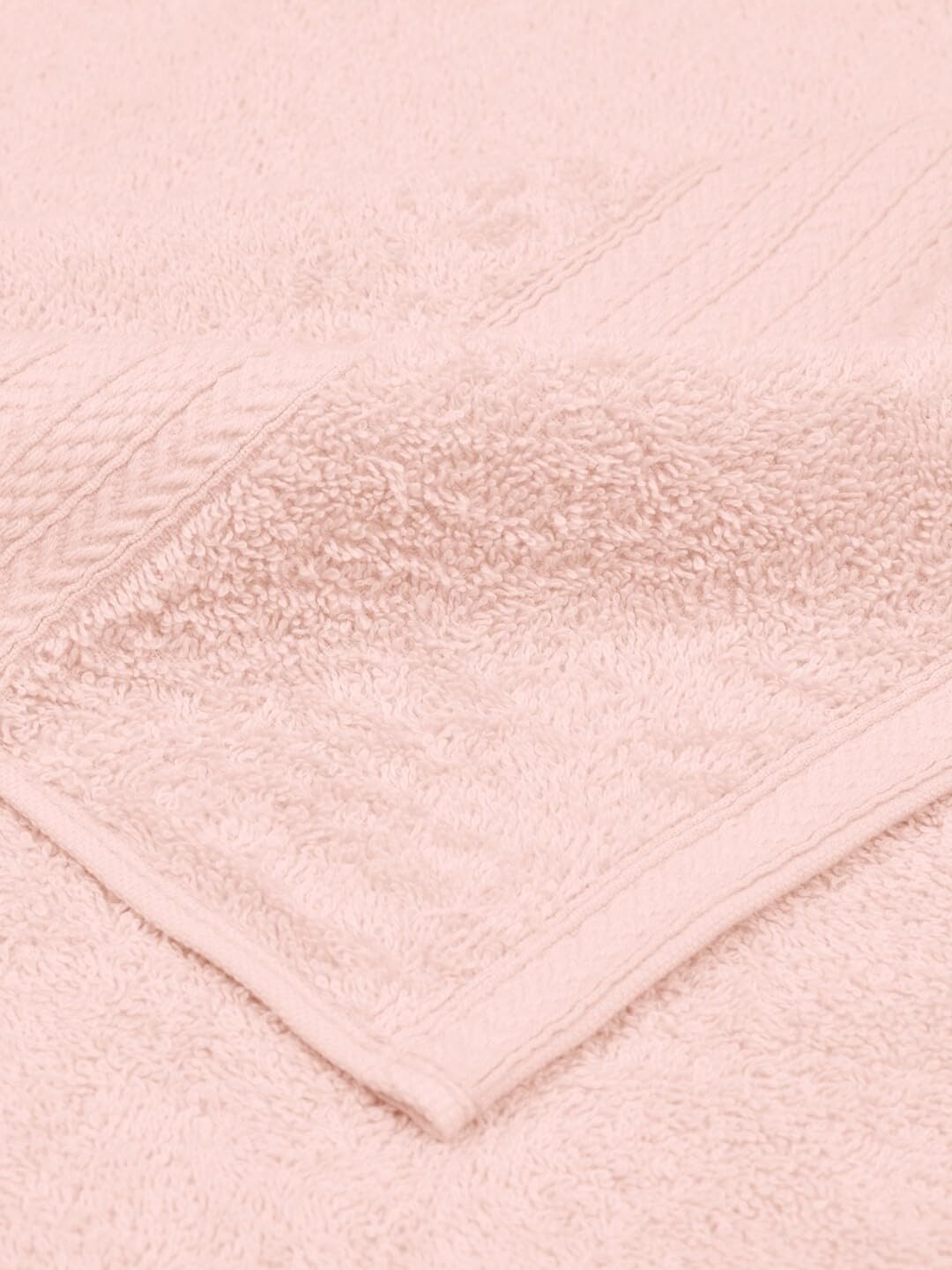 Bombay Dyeing Towel 100% Cotton Tulip Bath Turkish Towel 450 Gsm | Super Soft & Ultra Absorbent | Hand Washable & Machine Washable (Powder Pink)