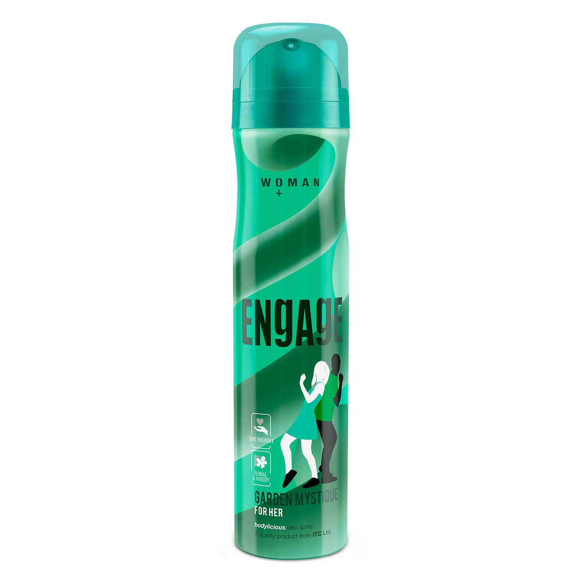 Engage Garden Mystique Deodorant For Women | Spicy & Woody , Skin Friendly Fragrance Body Spray 150ml 5 Fl.oz.