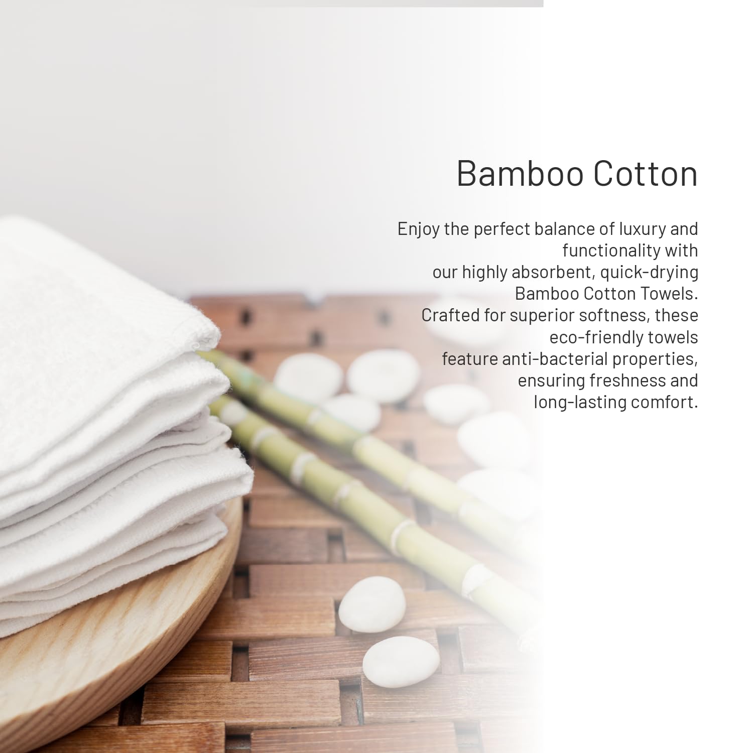 Himeya 100% Bamboo Cotton Bath Towels 500 Gsm | Bath Towel For Men/Women (3 Piece)- Butter Pink