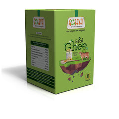 Pure A2 Real Gir Cow Ghee By Goseva | High In Protein Fiber Healthy Desi Ghee Good For Overall Health | 3 Litre (500ml * 6) 101.4 Ounce | Jar Pack