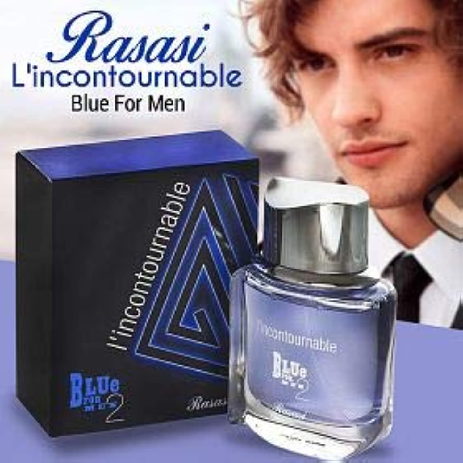 Rasasi Blue For Men 2 L'incontournable Eau De Parfum 75ml 2.5 Fl.oz. Gift For Husband | Long Lasting