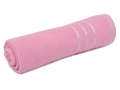 Blissful Creations 100% Cotton Bath Towels 450 Gsm | Soft & Absorbent Bath Towel For Men & Women - Urban Comfort (Pink)