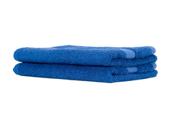 Rushant 100% Combed Cotton Hand Towels 400 Gsm | Ultra Soft, Quick Dry & Super Absorbent For Home, Gym & Travel (Navy Blue) - Set Of 2