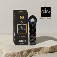 St.john Cobra Black Current 50ml 1.6 Fl.oz. & Cobra Eau De Perfume 30ml 1.0 Fl.oz. | Perfect Gift For Husband & Wife