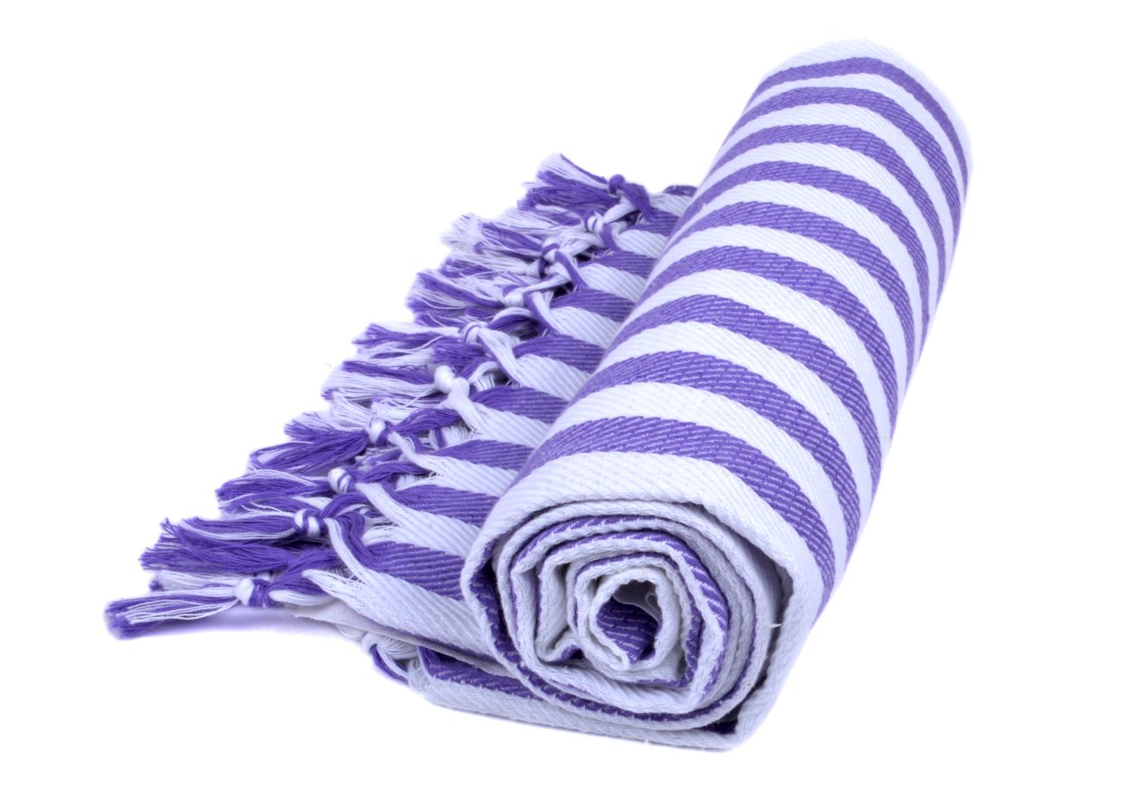 Sathiyas Supreme Turkish Cotton Bath Towel 600 Gsm -Set Of 2 (Lavender & Pink)