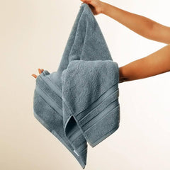 Esq Living Egyptian Large Size Cotton Bath Towel 600 Gsm | Soft & Skin Friendly Towels For Bath, Travel, Gym, Beach Pool & Yoga (Blue)