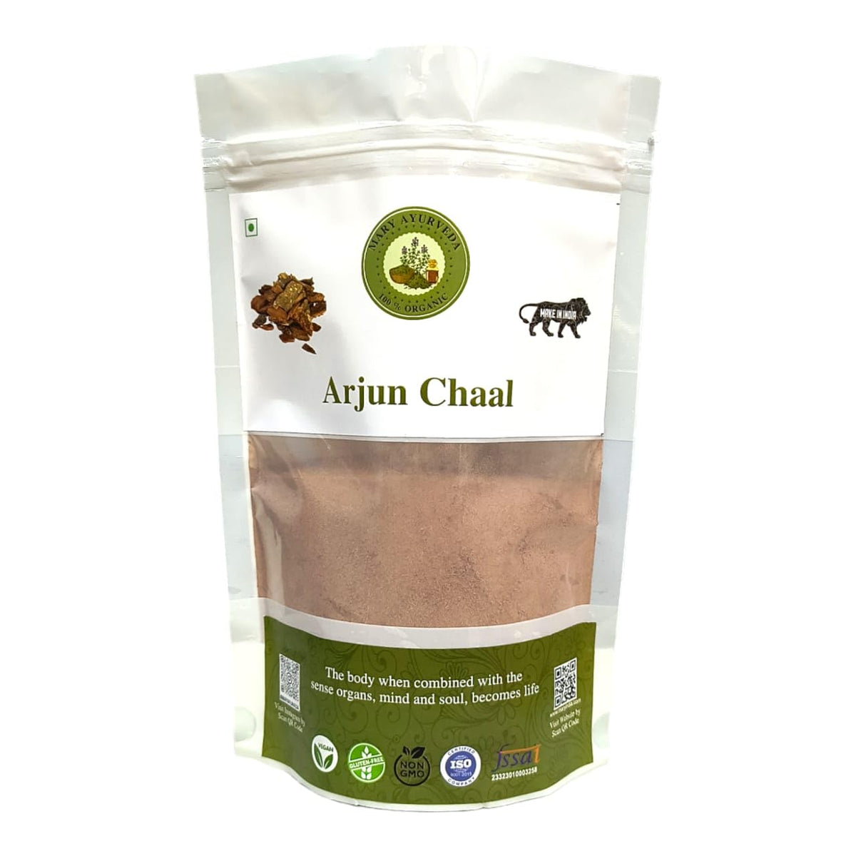 Mary Ayurveda Pure & Natural Arjuna Bark Powder, Arjun Chaal Powder Terminalia Arjuna With Medicinal Benefits | 1000gm 2.2lbs