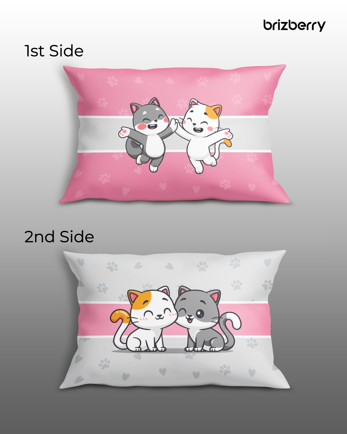 Kids Pillow Cushion With Super Soft Fabric Pillow - 12 X18 Inches | Animal & Cartoon Prints, Soft Pillow, Dual Sided Design | Multi-Purpose, Durable & Easy Care, Made In India - Design 4