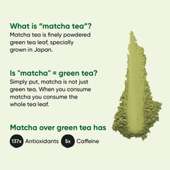 Tencha Culinary Matcha Green Tea - 50gm, 1.7 Ounce, 50 Servings | Japanese Matcha Green Tea Powder - No Artificial Sweeteners | Low Caffeine, Vegan Friendly