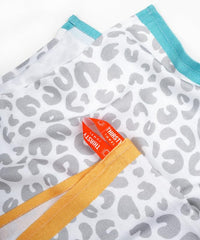 Thirsty Towel By Doctor Towels Bamboo Bath Towel 460 Gsm | Sassy Leopard Design Herringbone Weave Fabric (Sassy Leopard)