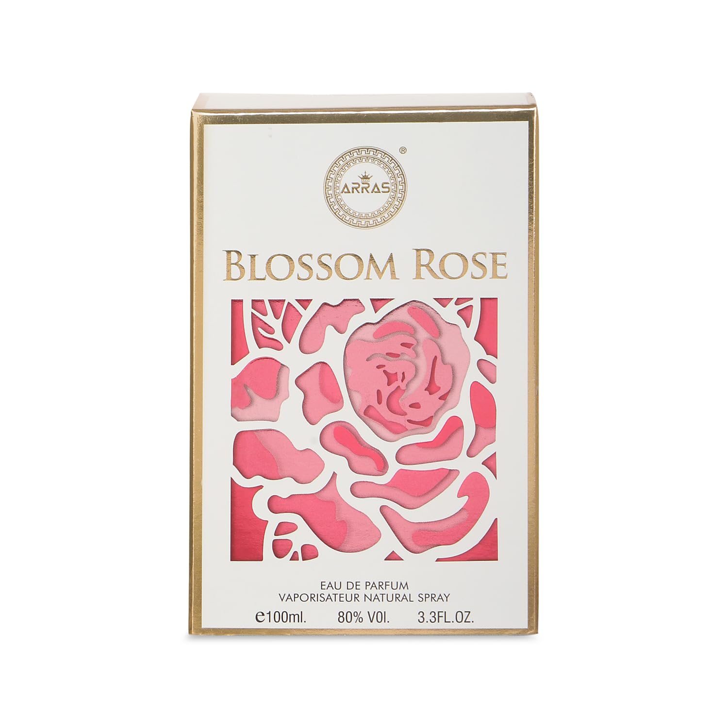 Arras Blossom Rose Eau De Parfum For Women 100ml 3.3 Fl.oz. | Perfect Fragrance For Women's | Ideal For Officewear