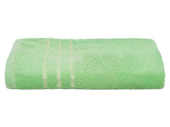 Kuber Industries Face Towel 200 Gsm | Super Soft Fluffy Absorbent Cotton Babies Bath & Face Towel - Pack Of 2 (Green & Peach)